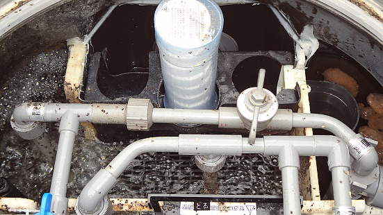 塩素剤をセット