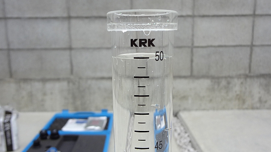 浄化槽から放流する水